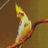 Yellow Cockatiel diamond painting