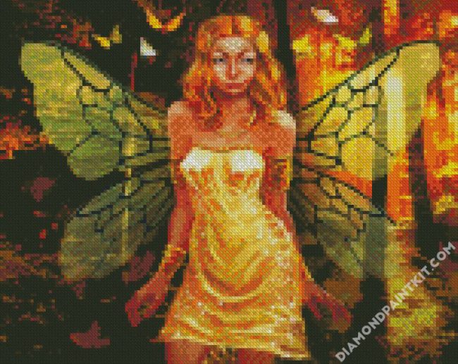 yellow Fairy diamond paintings