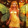 yellow Fairy diamond painting