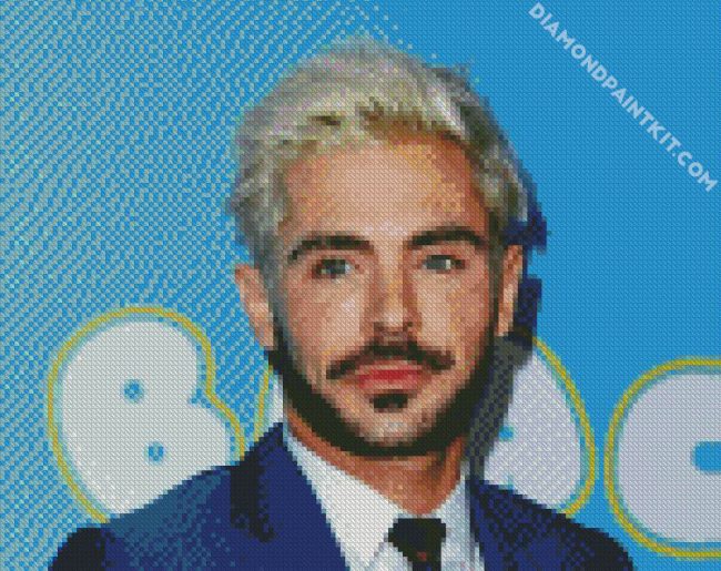 zac efron diamond paintings