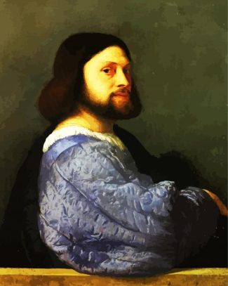 Man With A Quilted Sleeve By Tiziano diamond painting