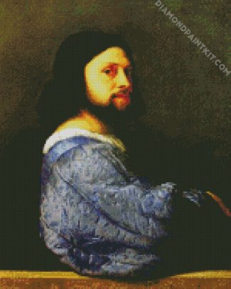 Man With A Quilted Sleeve By Tiziano diamond painting