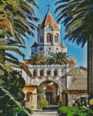 Abbaye De Lerins Cannes France diamond painting