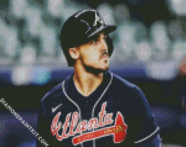 Adam Duvall From Atlanta Braves diamond painting