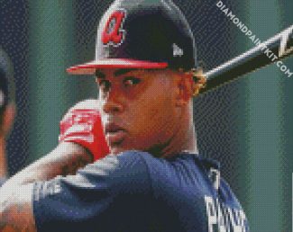 Atlanta Braves Cristian Pache diamond painting