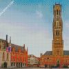 Belfry Of Bruges Brugge diamond painting