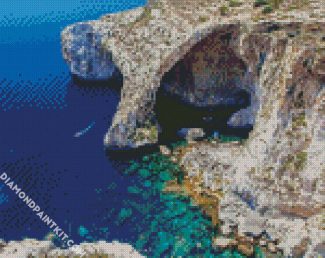 Blue Grotto Capri Italy diamond painting