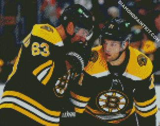 Bruins Players diamond painting