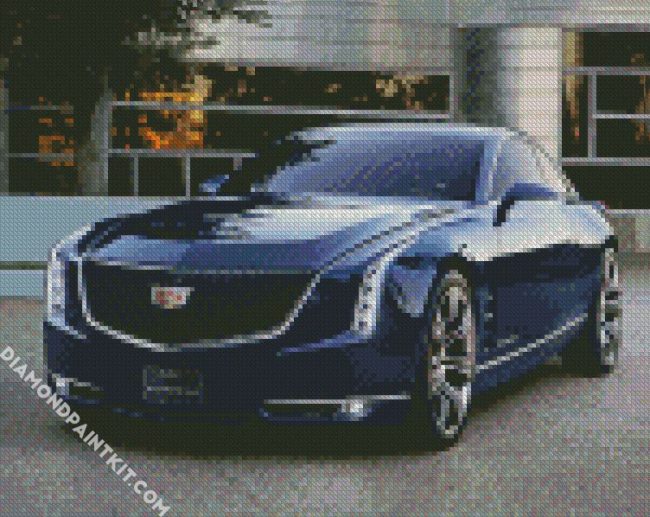 Cadillac Black Car diamond painting