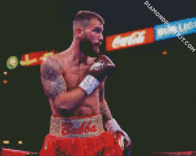 Caleb Plant diamond painting