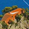 Casa Malaparte Capri diamond painting