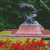 Chopin Monument Warsaw diamond painting