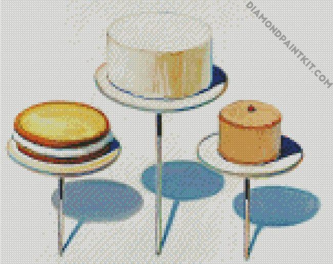 Display Cakes diamond painting