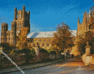 Ely Cathedral Cambridgeshire diamond painting