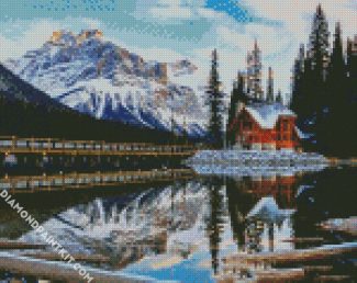 Emerald Lake diamond painting