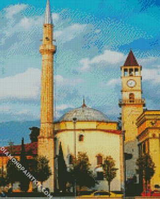 Et Hem Bej Mosque Tirana diamond painting