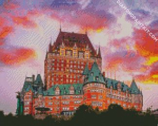 Fairmont Le Chateau Frontenac diamond painting