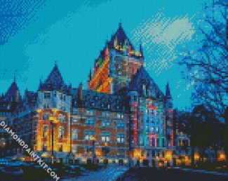 Fairmont le chateau Frontenac Canada diamond painting