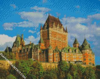 Fairmont Le Chateau Frontenac Canada diamond painting