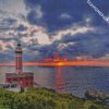 Faro Di Punta Carena diamond painting