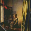 Girl Reading a Letter At an Open Window By Vermeer diamond painting