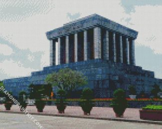 Ho Chi Minh Mausoleum Vietnam diamond painting