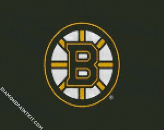 Ice Hockey Bruins Logo diamond painting