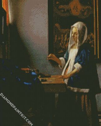 Johannes Vermeer Woman Holding a Balance diamond painting