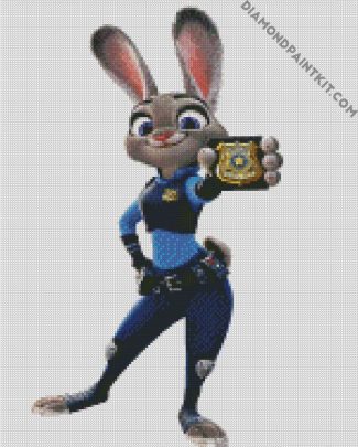 Judy Hoops Zootropolis diamond painting