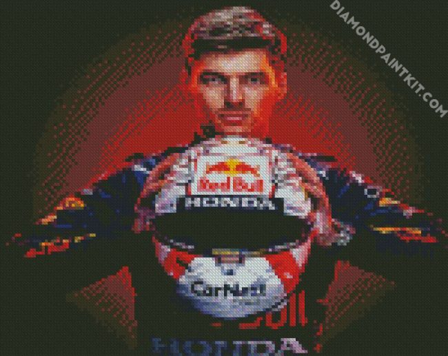 Max Verstappen diamond painting