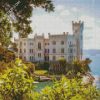 Miramare Castle Trieste diamond painting