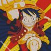 Monkey D Luffy diamond painting