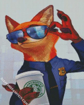 Nick Wilde Zootropolis diamond painting