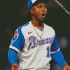 Ozzie Albies Atlanta Braves diamond painting