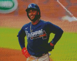 Ozzie Albies Atlanta diamond painting