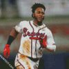 Ozzie Albies Second Baseman Atlanta Braves diamond painting