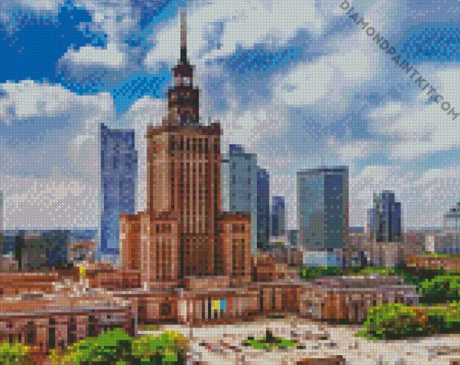 Palace Of Culture And Science Warsaw diamond painting