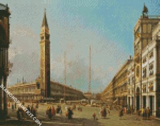 Piazza San Marco Looking South And West By Canaletto diamond painting