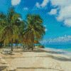 Pigeon Point Beach Trinidad diamond painting