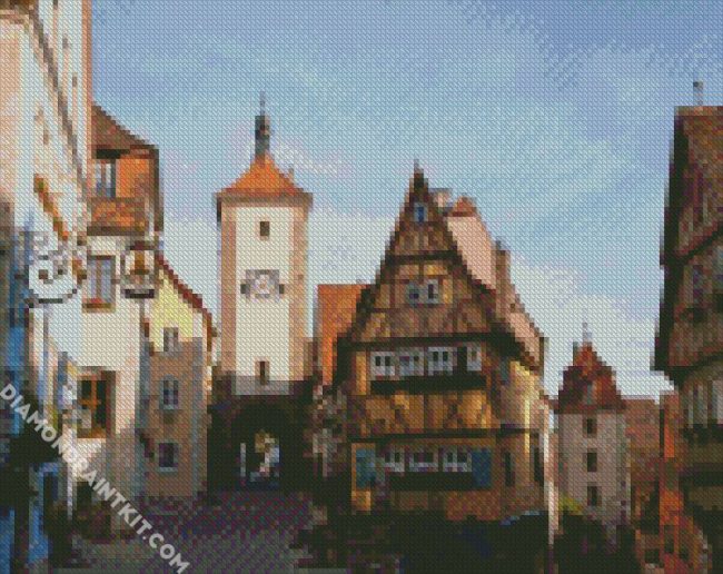 Plonlein Town diamond painting