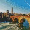 Ponte Pietra Verona Italy diamond painting