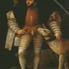 Portrait Of Charles V With a Dog Tiziano diamond painting