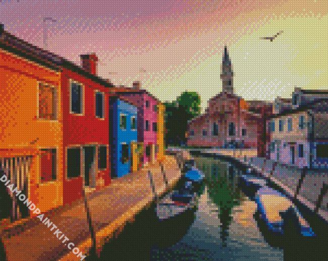 San Martino Burano diamond painting