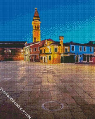 San Martino Burano Italy diamond painting