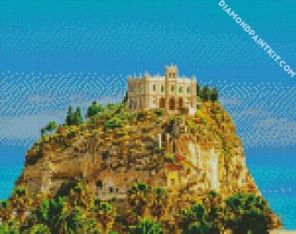 Santuario Di Santa Maria Dell Isola Di Tropea Calabria Italy diamond painting