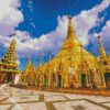 Shwedagon Pagoda Burma diamond painting