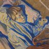 Sleeping Mietek By Wyspianski diamond painting