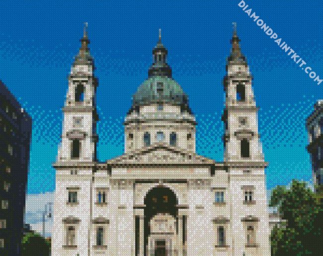 St Stephen S Basilica Budapest diamond painting