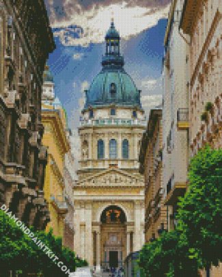 St Stephen Basilica Budapest diamond painting