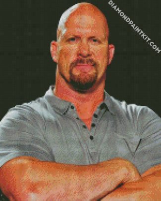 Stone Cold Steve Austin diamond painting